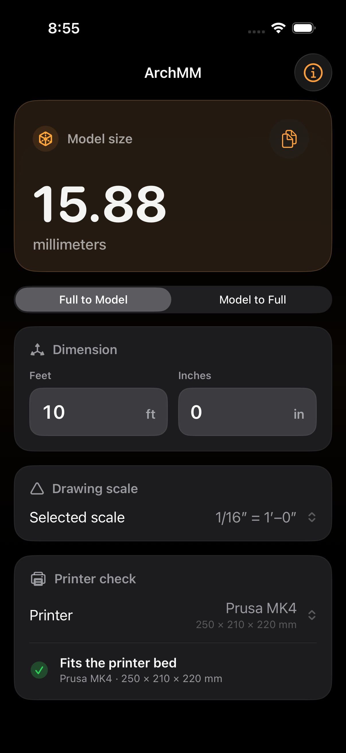 ArchMM running on iPhone