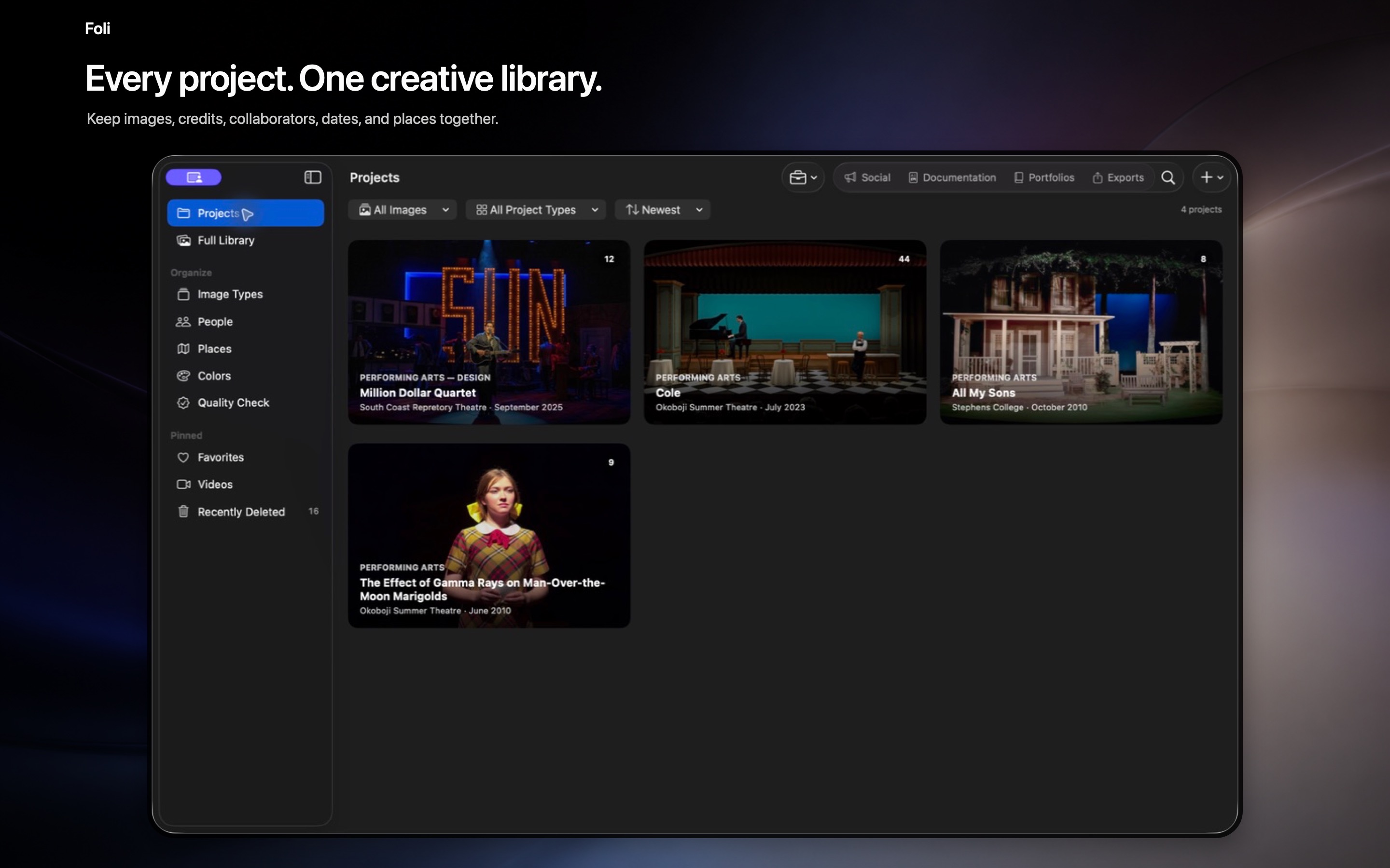 Foli project library on macOS